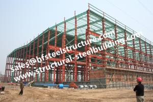China Pre Painted Industrial Workshop Steel Frame Buildings S235JR Columns Frames factory