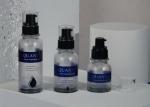Round Shape Serum Airless Bottle With Lotion Pump Cap 50ml