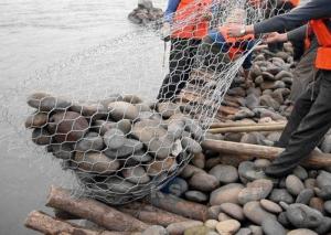 China Safety Gabion Mesh Cage 2.0 - 4.0 Mm Wire Diameter Apply To Seawall Protection factory
