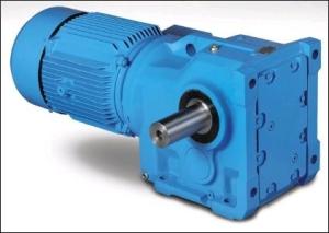 China Steel single reduction helical gearbox Unit Solid Hollow Shaft Input factory