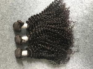 China No Tangle No Shedding 8A Virgin Hair Peruvian Virgin Kinky Curly Human Hair factory