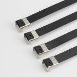 SS304 Wing Seal Clips Banding Metal Clasp Buckle 1/4 Inch width