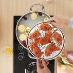 Kitchen Hot Fashion Silver Cooking Soup Pot 410 Stainless Steel Steamer Pot