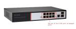 Industrial Managed Ethernet Switch 8 Port 10 / 100M PoE + 2 port 1000M SFP + 1