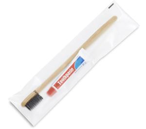 China Hotel Travel Mini Oral Care Toothpaste With Toothbrush Dental Kit 10g factory