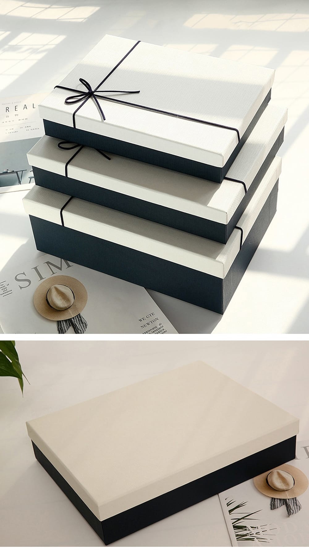 Multiple Colors Rigid Paper Gift Box