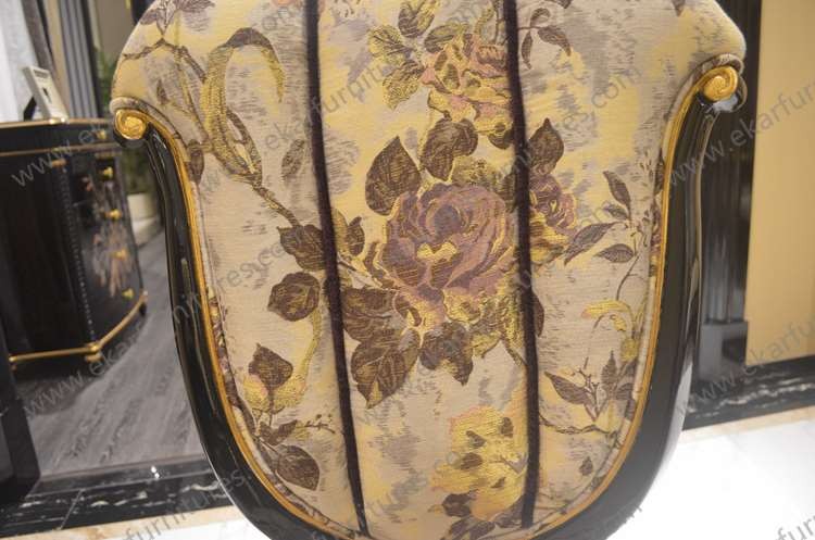 2016 Alibaba Hot sale oval back genuine leather dining chair TV-008