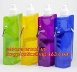 portable foldable water bottle / folding water bag,BPA Free Stand Up Spout