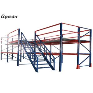 Easy Operation Steel Mezzanine Floor , Structural Steel Mezzanine Multi - Tiers