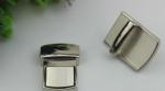 Bag hardware accessory light gold / nickel metal push lock for handbag