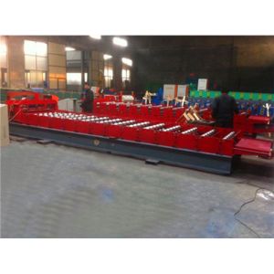 China PLC Control Glazed Tile Machine With Automatic Hydraulic Cutting System factory