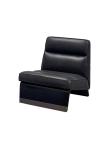 Black White Texture Custom Sofa Bed With Metal Leisure Chair