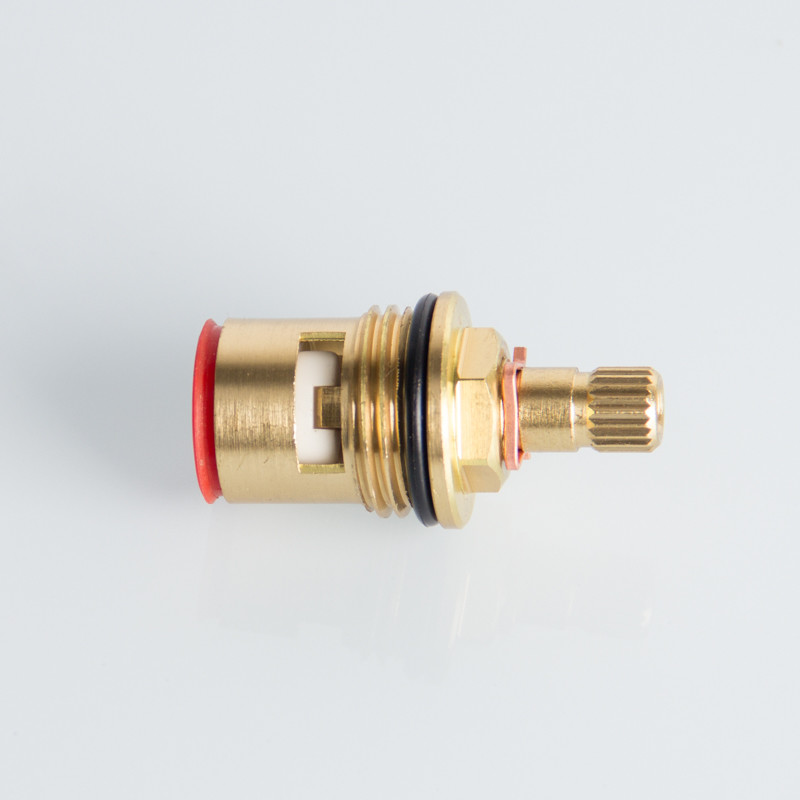 Polished G1/2" 90°C Brass Faucet Cartridge For Taps