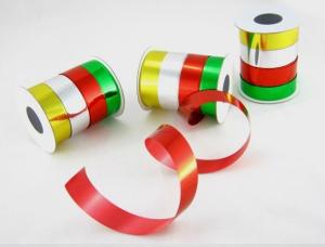 China Premium Ribbon Roll 5mm Width PP Printed Solid And Metalic Curl Ribbon factory