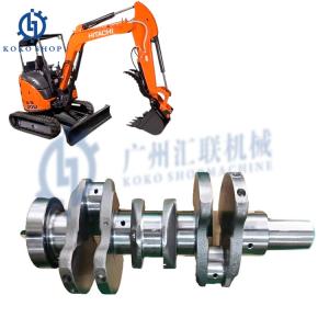 China Excavator Engine Parts Crankshaft ASSY 129001-21100 129004-21002 For Yanmar 3TNV88 3TNV84 3D84E Hitachi ZX30U-3F ZX33U-3 factory