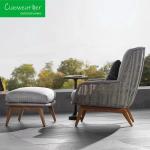 Modern Outdoor Furniture Luxury Lounge Sofa Woven Rope Furniture With Cushion