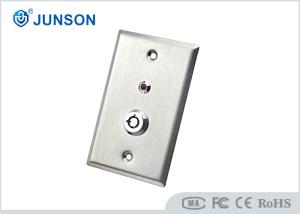 China DC36V Door Release Key Switch Sandblast Stainless Steel NC COM factory