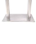 Stainless Steel Table Legs Square Chrome Table Base Kitchen Commercial Furniture