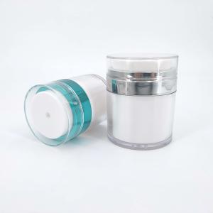 China Face Luxury Cosmetic Cream Jar Containers 15g 30g 50g Vacuum Acrylic Double Wall factory