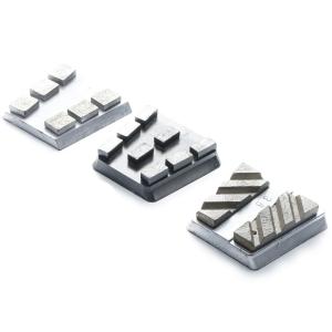China Style Metal Bond 8 Segments Frankfurt Diamond Grinding Block for Marble Surface Grinding factory