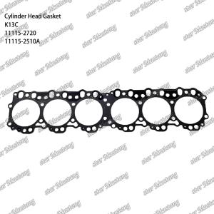 China Cylinder head K13C 11115-2720 11115-2510A For HINO Engine Spare Parts factory