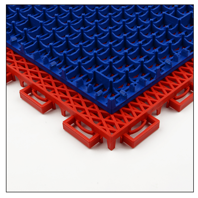Suspended Interlocking Sports Tiles Pp Plastic Basketball Court Floor