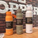 Dual Stainless Steel 650ml 850ml 1100ml Vacuum Flask Climbing Fitness Thermal