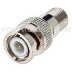 BNC-BF02 BNC Male to BNC Female Screw-on Adapter for Coaxial cable