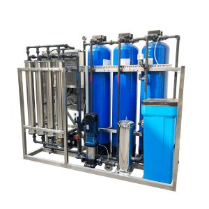 China 1TPH FRP Pure Water Reverse Osmosis Equipment Purifying Machine factory