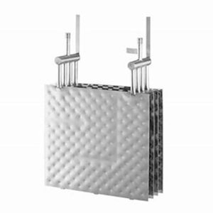 Compact Layout Pillow Plate Heat Exchanger Three Dimensional Flow Channel