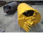 Yellow Color Thickness 16mm Bucket Auger Drilling With BFZ80 Flat Teeth