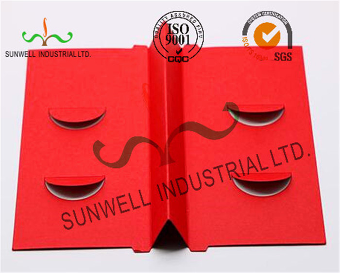 Red Color Cardboard Paper Boxes For Food Packaging Customized Gold Hot Stamping