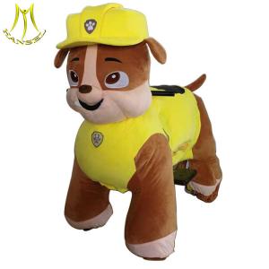 China Hansel 2018 latest designs of paw patrol battery power wheels ride on animal factory