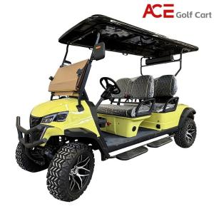 China CE Approved 6 Seater Long Range 4 Wheel Club Drive Golf Carts With Back Seat factory