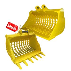 China Durable Excavator Skeleton Bucket , 12-20ton Backhoe Attachments factory