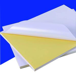 China Single Sided Gloss Surface a4 sticker paper for printer factory