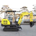 2.5 T Mini Excavator Machine 20KW Compact Mini Digger Machine
