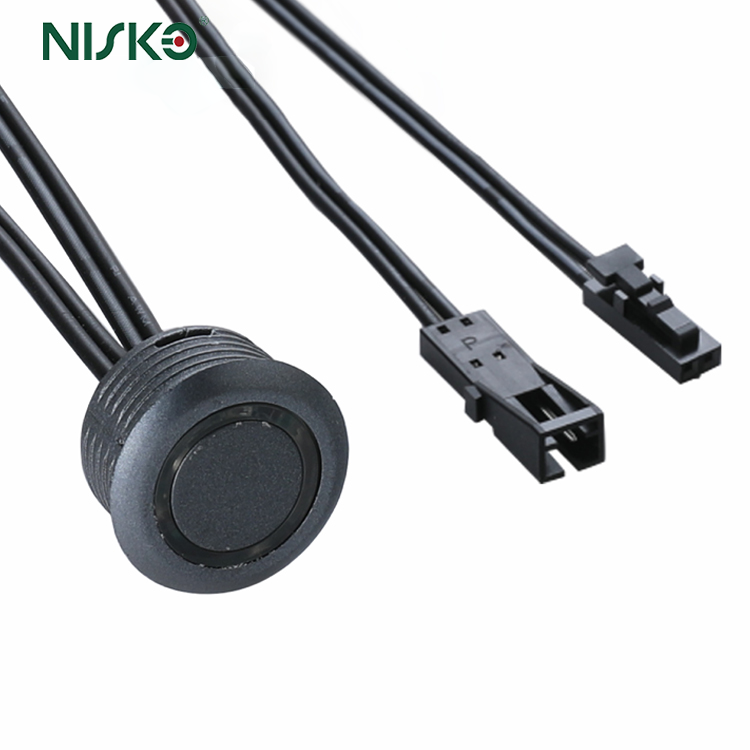 China Mini Centralized Control Switch 12mm Push Button Switches With 2 wires for Car Horn factory