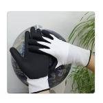 Anti Abrasion Nitrile Foam Oilproof Hand Safety Gloves For Gardening And Wood