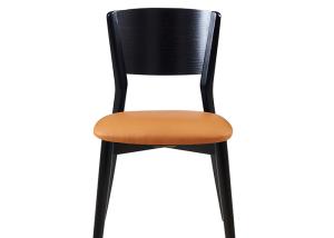 China Fashion Wood And Upholstered Dining Chairs Restaurant Modern factory
