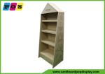 Flexo Printed Cardboard Product Displays , Kraft Paperboard Retail Display
