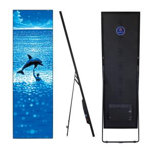 China P2.5 Smart Digital Indoor Led Mirror Display Indoor HD Advertising LED Poster Screen factory