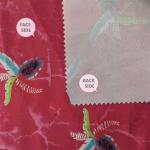 100gsm Plain Sublimation Printed Fabric Woven Microfiber Peach
