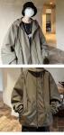 Casual Windbreaker Fashion Street Jacket 100% Cotton For Men