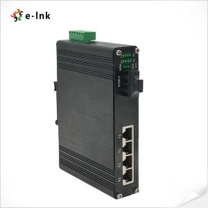China Industrial 4-Port 10/100/1000T 802.3at PoE + 1-Port 100/1000BASE-X Ethernet Switch factory