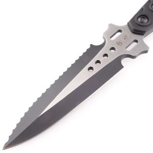 China Notched Edge Carbon Steel Machete Multifunctional Camping 3Cr13 factory