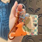Cute Kawaii Anime Keychains Soft Silicone Key Chain Accessories for Women Girls