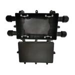 96 Core Outdoor Fiber Splice Enclosure 2in 2out Optical Fiber Closure