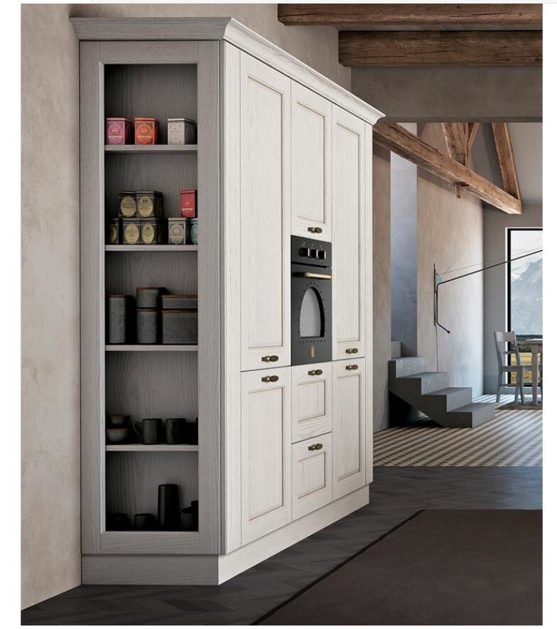 Luxury Antique Classic Kitchen Cabinet 3C Certified For Home Furniture