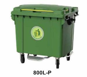 China 800L large capacity dumpster garbage bin waste container factory